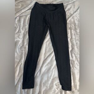 workout pants fishnet style